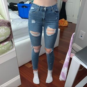 topshop ripped jeans